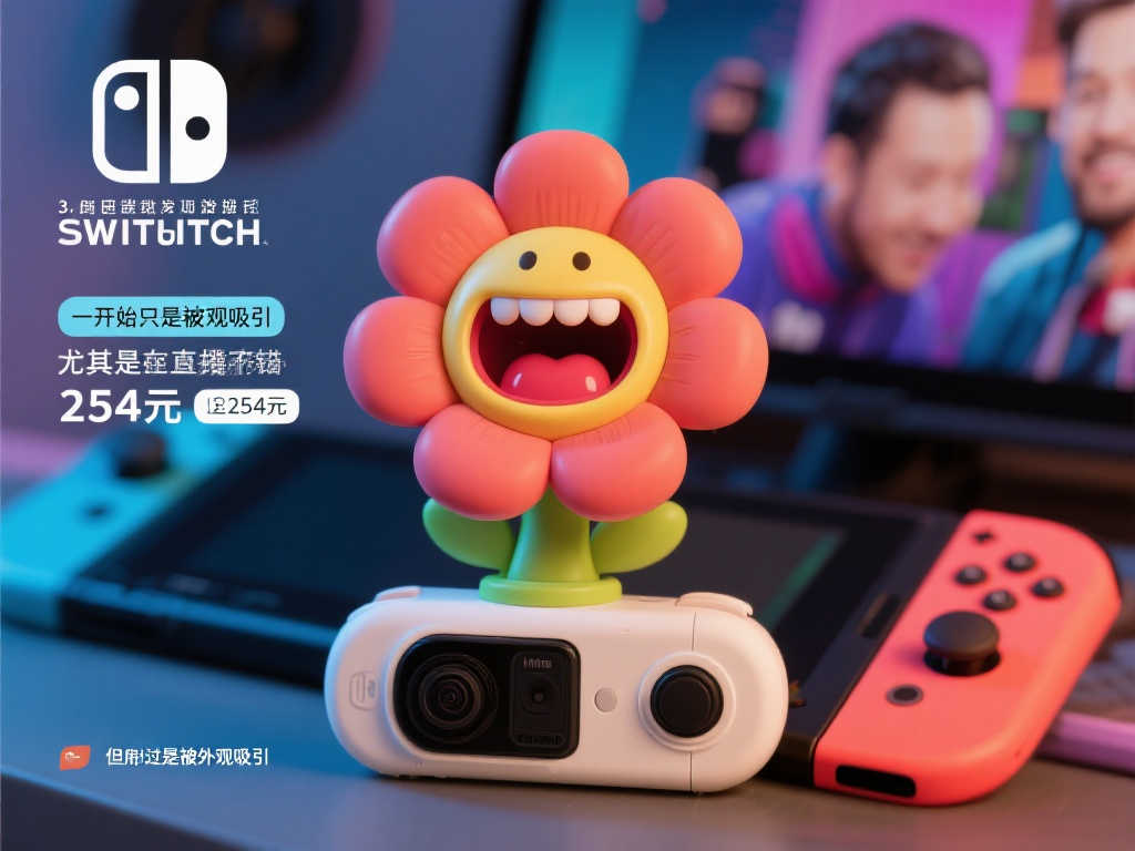 仅254元！Switch 2吞食花设计摄影机超有创意